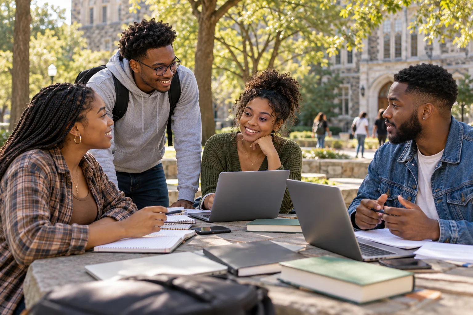 Illustrative lifestyle photo for college students